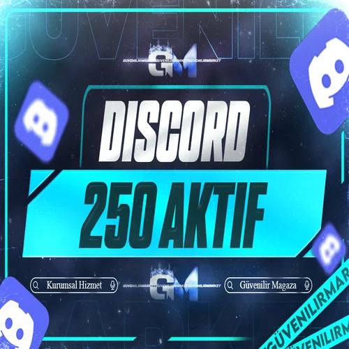 Discord 250 Aktif Üye